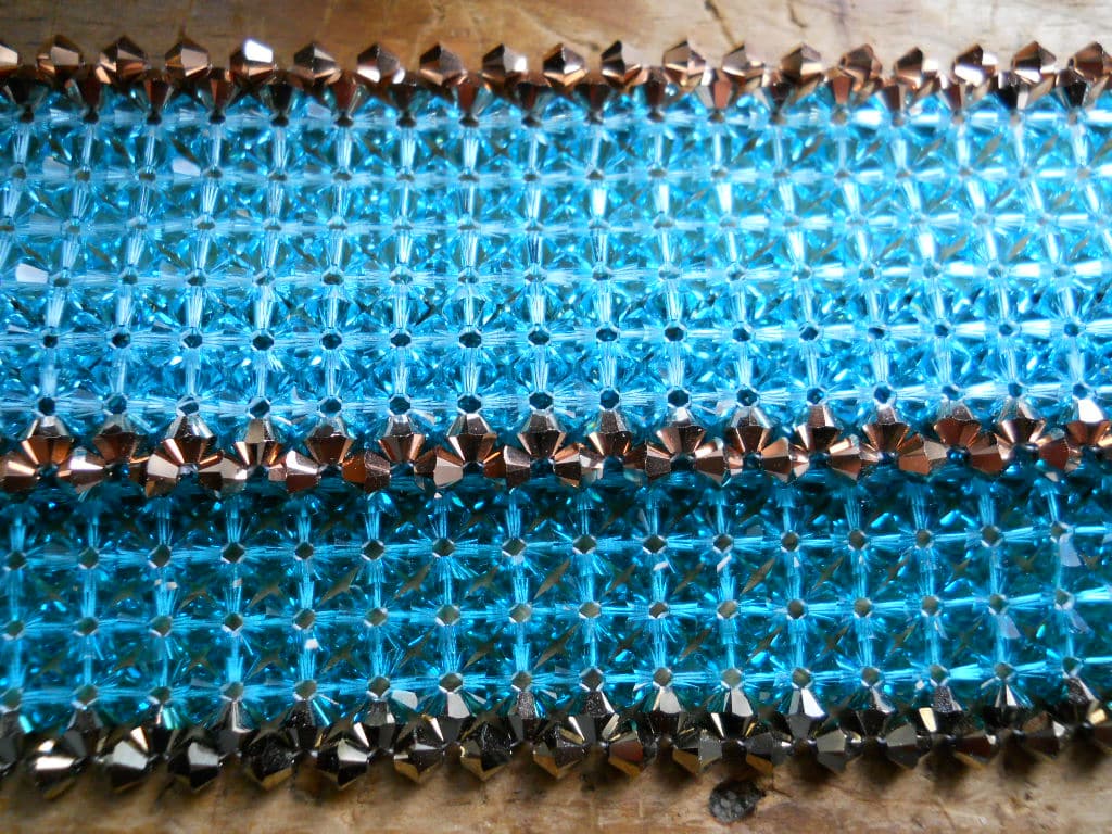 Banner Bracelet Flat Right Angle Weave Cuff - Image 4