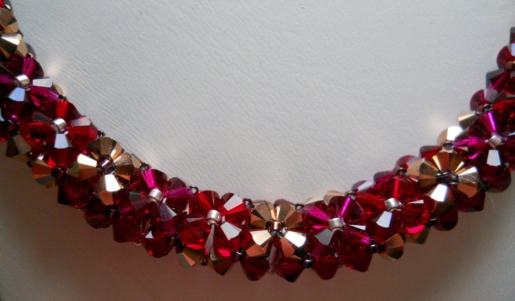 Astral Flowers Chenille Stitch Rope Necklace - Image 12