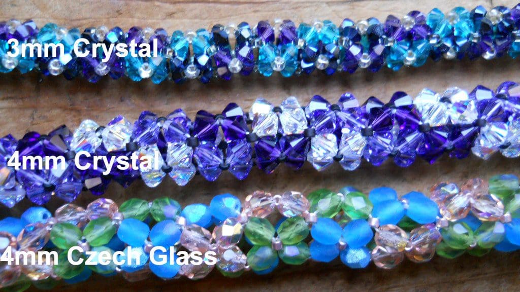 Astral Flowers Chenille Stitch Rope Necklace - Image 4