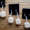 3D Cube RAW Pendant or Earrings
