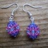 Crystal Easter Egg Right Angle Weave Earrings