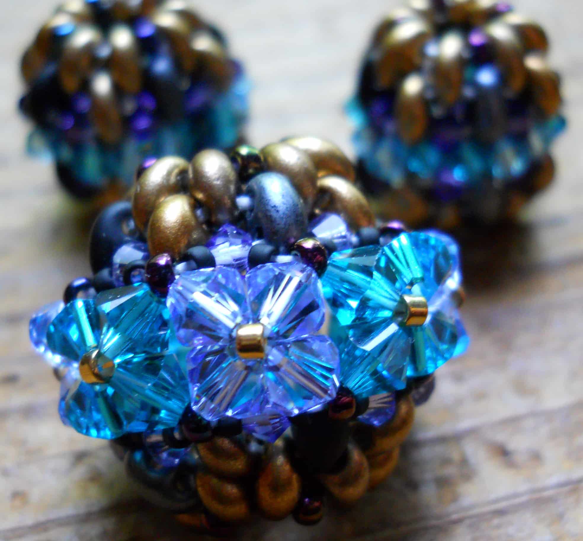 Cosmic Balls Beaded Bead