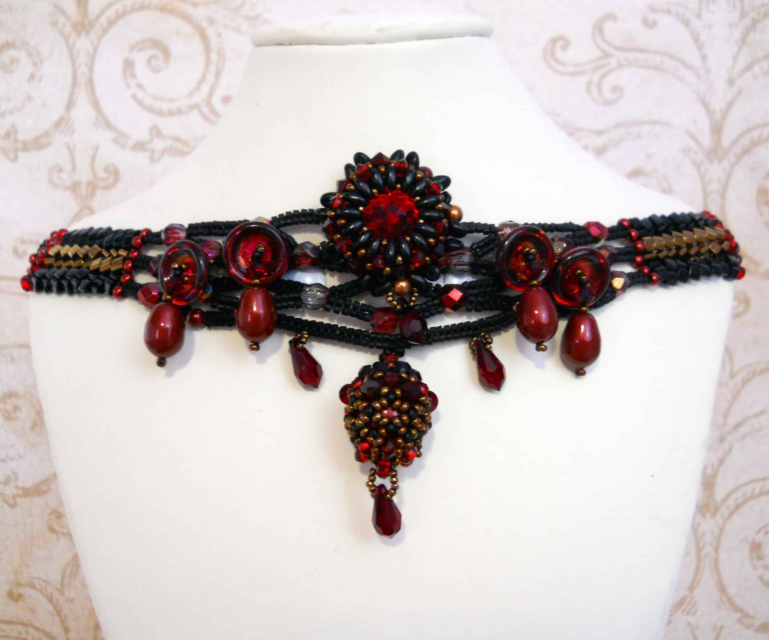 Frozen Berries Herringbone Necklace - Image 2