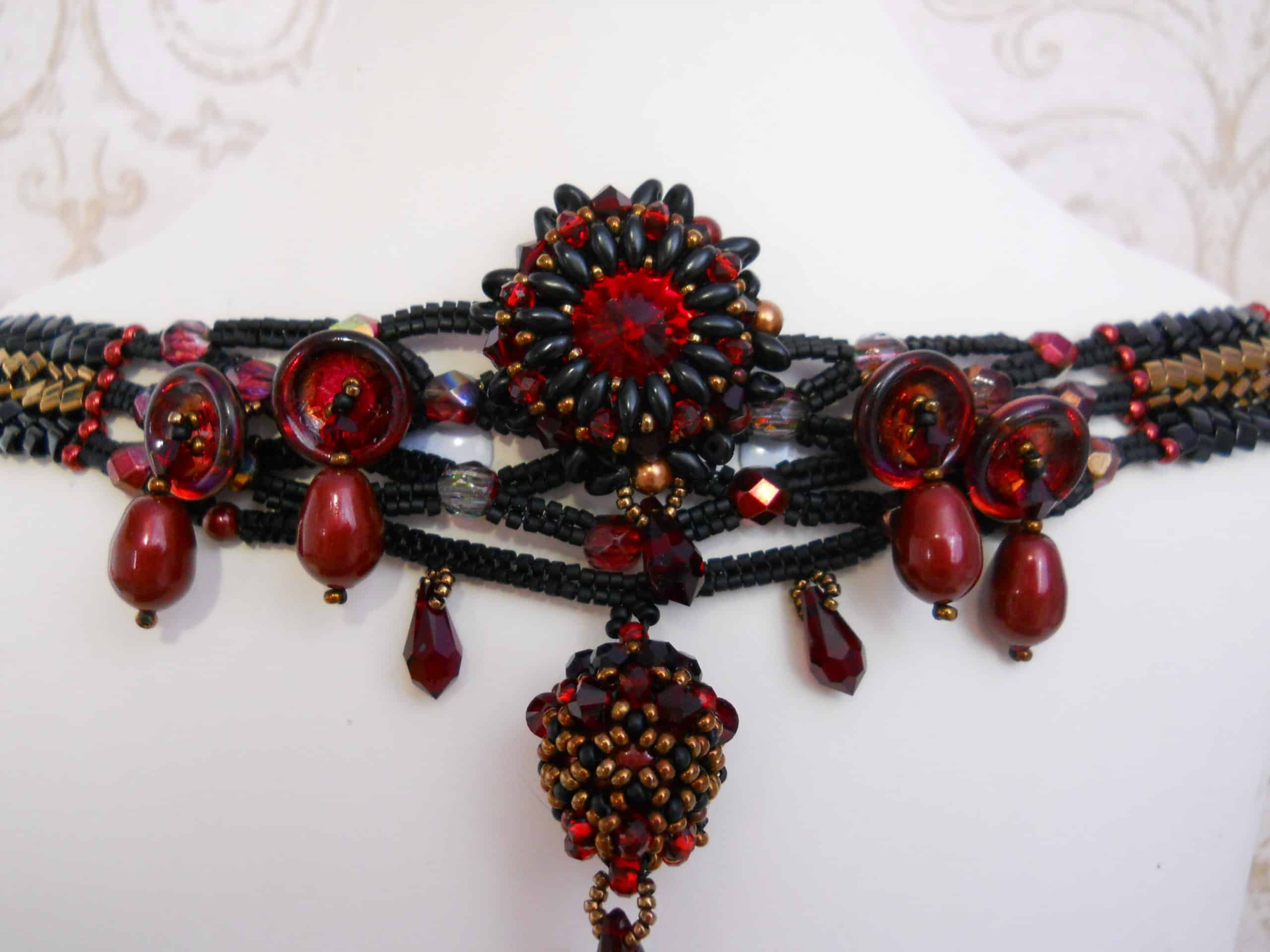 Frozen Berries Herringbone Necklace - Image 4