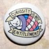 Curiosity Kitten Trans Pride Button Badge